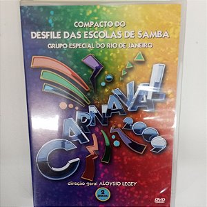 Dvd Compacto do Desfile das Escolas de Samba /dois Dvds Editora Aloysio Legey [usado]