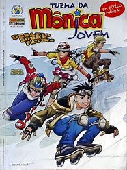 Gibi Turma da Monica Jovem Nº 25 Autor Desafio sobre Patins- História Completa! (2010) [usado]