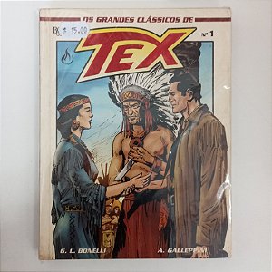 Livro Tex Nº 1 - os Grandes Sucessos de Tex Autor Bonelli [usado]
