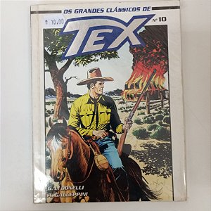 Livro Tex N º 10 - os Grandes Clássicos de Tex Autor Bonelli [usado]
