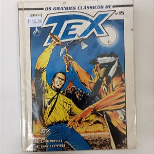 Livro Tex Nº 15 - os Grandes Clássicos de Tex Autor Bonelli [usado]
