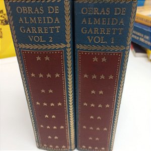Livro Obras de Almeida Garret Vol.1 e 2 Autor Garret, Almeida (1963) [usado]
