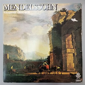 Disco de Vinil Mendelssohn - Symphonie Oktett Op.20 Interprete os Solistas de Vieenna (1980) [usado]