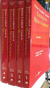 Livro Tratado de Enfermagem Médico-cirúrgica - 4 Volumes Autor Brunner e Suddarth (2000) [usado]