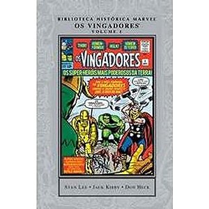 Gibi Biblioteca Historica Marvel - os Vingadores - Volume 1 Autor Stan Lee ,jack Kirky , Don Heck (2007) [seminovo]