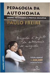 Livro Pedagogia da Autonomia Autor Freire, Paulo (2009) [usado]