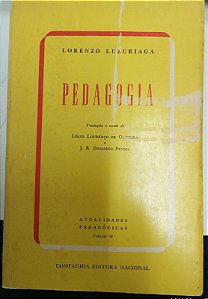Livro Pedagogia Autor Luzuriaga, Lorenzo (1970) [usado]