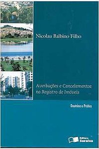 Livro Averbações e Cancelamentos no Registro de Imóveis Autor Filho, Nicolau Balbino (2007) [usado]