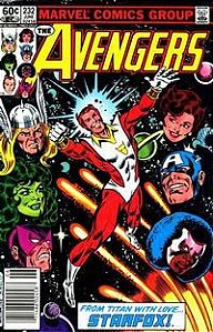 Gibi The Avengers #232 Autor Vários (1983) [usado]