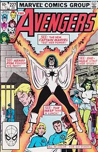Gibi The Avengers #227 Autor Vários (1983) [usado]