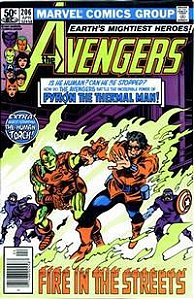 Gibi The Avengers #206 Autor Vários (1981) [usado]