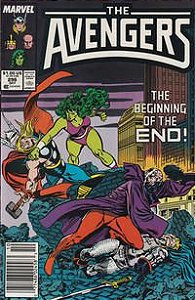 Gibi The Avengers #296 Autor Vários (1988) [usado]