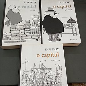 Livro o Capital Box com Tres Volumes Autor Marx, Karl (2013) [usado]