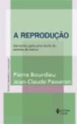 Livro Reprodução, a Autor Bourdieu, Pierre (2008) [usado]