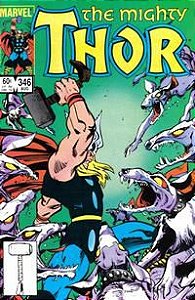 Gibi The Mighty Thor # 346 Autor (1984) [usado]
