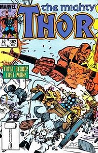 Gibi The Mighty Thor # 362 Autor (1985) [usado]