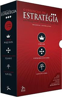 Livro o Essencial da Estratégia Box com Tres Livros Autor Maquiavel, Musashi e Sun Tzu (2011) [novo]