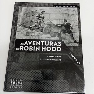 Dvd as Aventuras de Robin Hood 15 - Coleção Folha Clássicos do Cinema Editora Michjael Curtiz [usado]