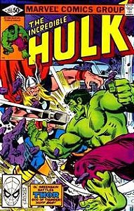 Gibi The Incredible Hulk #255 Autor (1981) [usado]