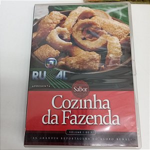 Dvd Sabor Cozinha da Fa Zenda - Vol.1 de 3 /globo Rural Editora Humberto Pereira [usado]