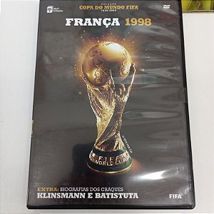 Dvd França 1998 - Coleção Copa do Mundo Fifa Editora [usado]