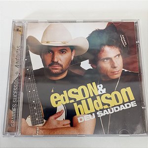 Cd Edson e Hudson - Deu Saudade Interprete Edson e Hudson [usado]