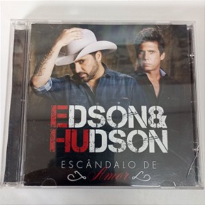 Cd Edson e Hudson - Escandalos de Amor Interprete Edson e Hudson (2015) [usado]