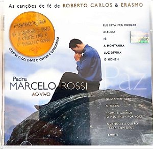 Cd Padre Marcelo Rossi ao Vivo - Paz Interprete Padre Marcelo Rossi [usado]