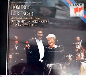 Cd Placido Domingo e Pilar Lorengar Interprete Placido Domingo e Pilar Lorengar [usado]