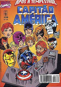 Gibi Capitão América #199 Autor (1995) [usado]