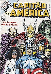 Gibi Capitão América #150 Autor (1991) [usado]