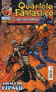 Gibi Quarteto Fantástico e Capitão Marvel #12 Autor (2003) [usado]