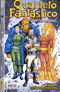 Gibi Quarteto Fantástico e Capitão Marvel #14 Autor (2003) [usado]