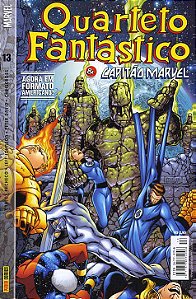 Gibi Quarteto Fantástico e Capitão Marvel #13 Autor (2003) [usado]