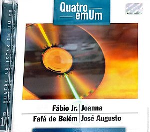 Cd Quatro em um Interprete Fábio Jr., Joanna , Fafa de Belem e José Augusto (2001) [usado]