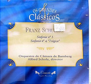 Cd Franz Schubert - Sinfonia Nº 3 - os Grandes Clássicos Interprete Orqquestra de Camara de Bamberg (1995) [usado]