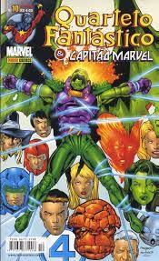 Gibi Quarteto Fantástico & Capitão Marvel #10 Autor (2003) [usado]