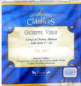 Cd Giuseppe Verdi - os Grandes Clássicos Interprete Orquestra e Coro do Teatro Della Scala (1994) [usado]
