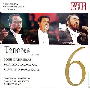 Cd Tenores Vol.6 - Coleção Caras Interprete Jose Carreras , Placido Domingo , Luciano Pavarotti [usado]