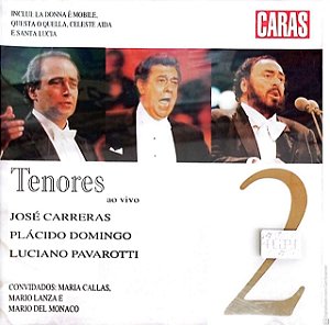 Cd Tenores Vol2 Interprete Jose Carrras , Placido Domingo e Luciano Pavarotti [usado]