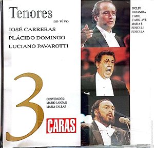 Livro Tenores Vol.3 - Coleção Caras Autor Jose Carreras , Placido Domingo e Luciano Pavarotti [usado]