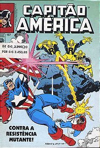 Gibi Capitão América #157 Autor (1992) [usado]