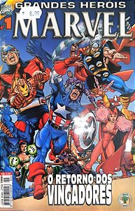 Gibi Grandes Heróis Marvel #1 Autor (2000) [usado]