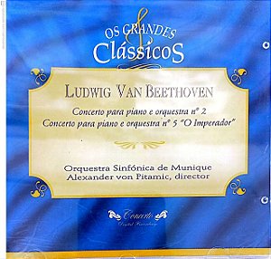 Cd Ludwig Van Beethoven - os Grandes Clássicos Interprete Ludwig Van Beethoven (1995) [usado]