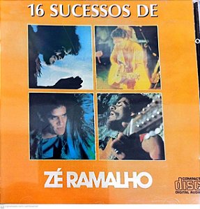 Cd Zé Ramalho - 16 Sucessos Interprete Zé Ramalho [usado]