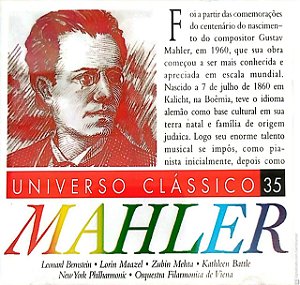 Cd Mahler - Universo Clássicos 35 Interprete New York Filarmonica e Outras [usado]