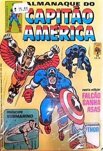 Gibi Almanaque do Capitão América #38 Formatinho Autor (1982) [usado]
