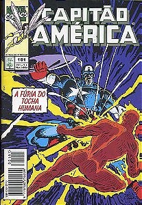 Gibi Capitão América #181 Formatinho Autor (1994) [usado]