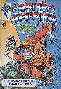 Gibi Capitão América #123 Formatinho Autor (1989) [usado]