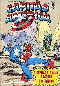 Gibi Capitão América # 101 Formatinho Autor (1987) [usado]